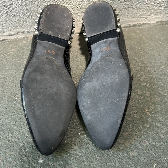 Jeffery Campbell Barnett Studded Pointed Toe Loafers Size 8.5 Business Casual - Picture 7 of 9